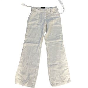 MODA International - The Marisa fit - white linen pants